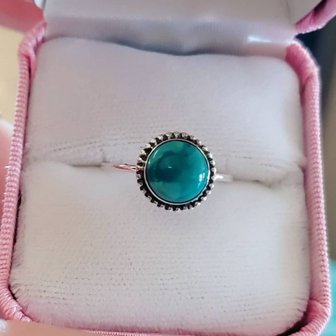 Turquoise 8mm Ring